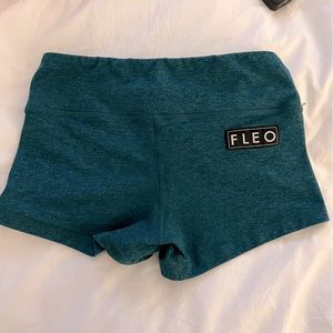 Fleo original 3.25” shorts in heathered teal